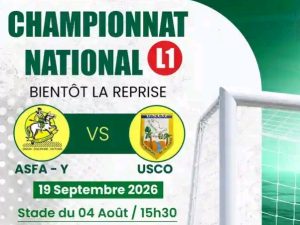Ligue 1 Burkina Faso : ASFA Yennenga et l’USCO lancent la nouvelle saison