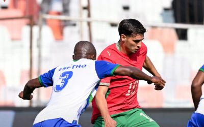 Elim CAN 2027 : Brahim Díaz buteur, le Maroc mène face au Lesotho à la pause