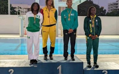Natation : le Cameroun rafle 7 médailles