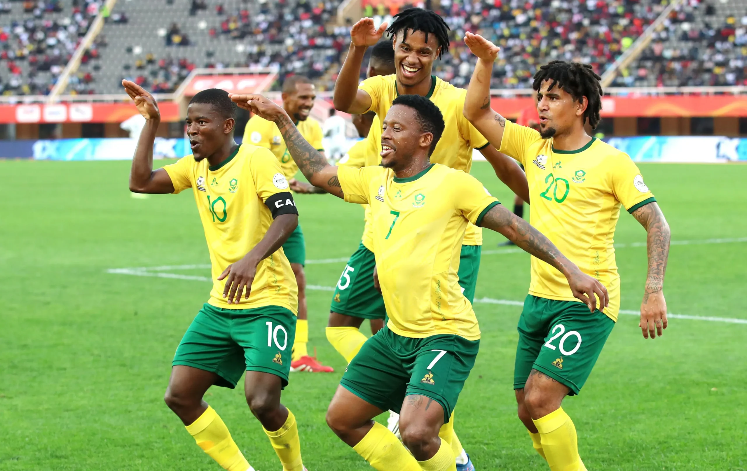 Elim. CAN 2027 : l’Afrique du Sud s’impose 2-1 face à la Guinée