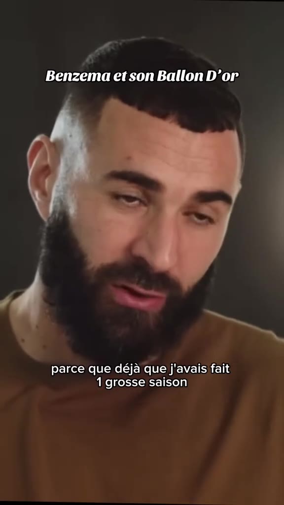 Benzema parle de son Ballon d’or