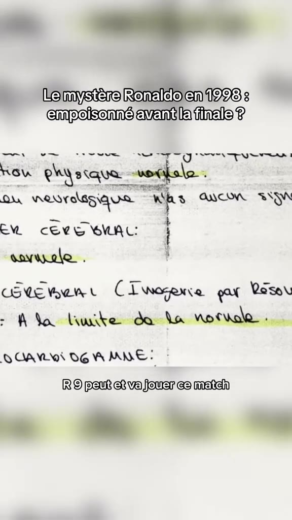 Quelques heures avant France-Brésil, Ronaldo s’effondre dans sa chamb...