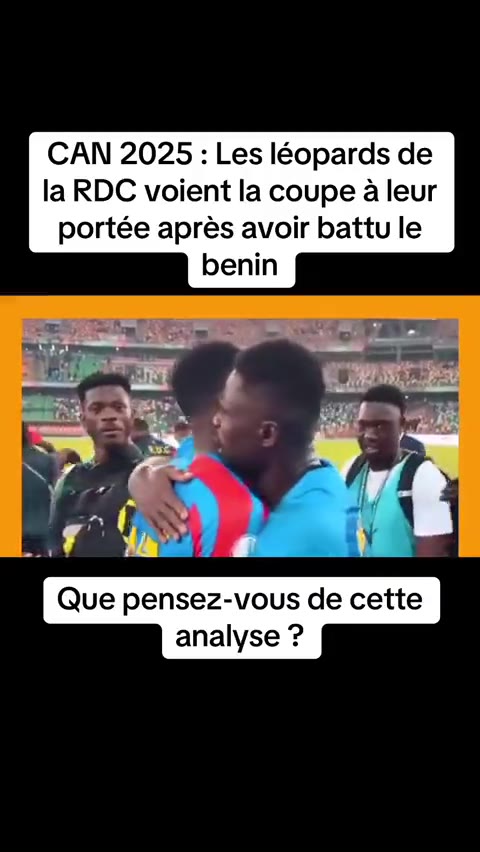 CAN 2025 : Les léopards de la RDC voient la coupe à le...