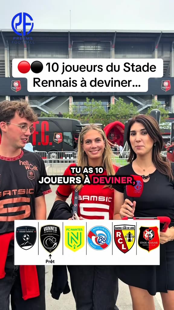 ⚫ 10 joueurs du Stade Rennais à deviner… tu penses pouvoir faire un ...