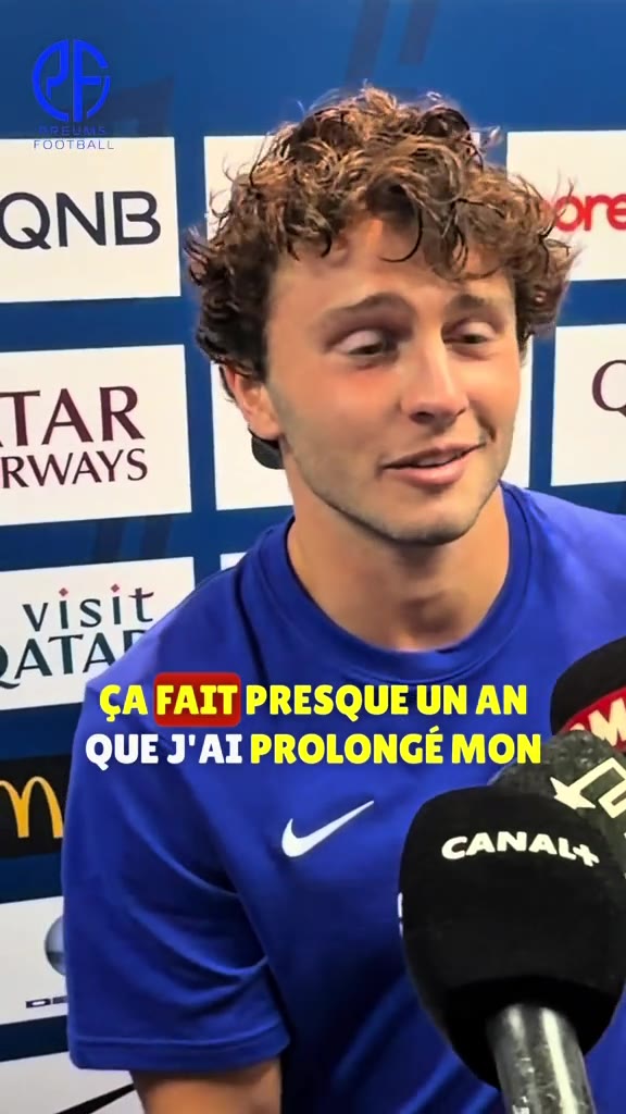 Magnifique  Joao Neves a révélé en zone mixte - pour sa 100e au ...