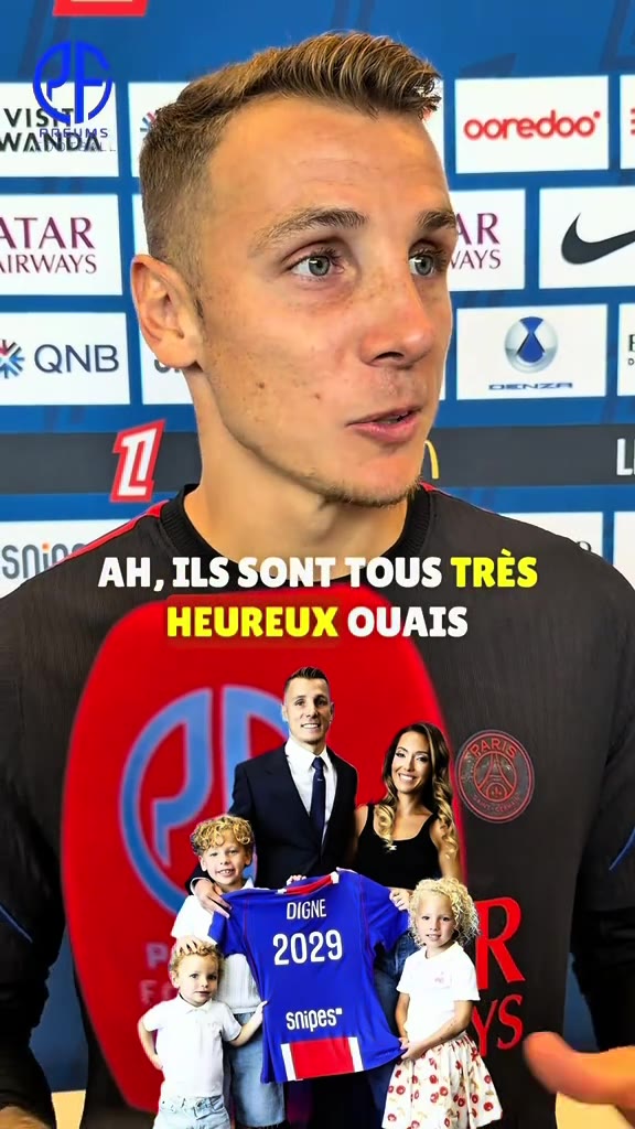 L’instant trop mignon  Le retour de @LucasDigne au PSG fait aussi...