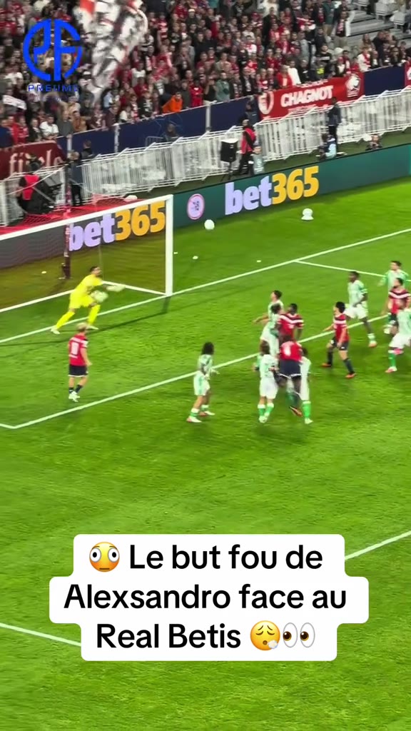 36’ Alexsandro qui remet Lille devant sur un corner de Perrin 2-1 (sc...