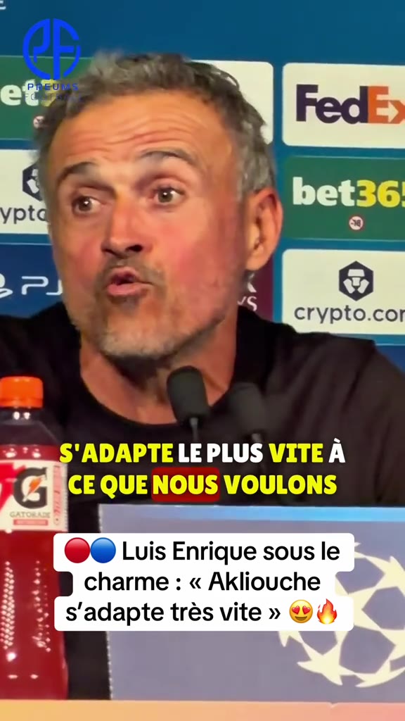 La belle déclaration de Luis Enrique au sujet de Maghnes Akliouche ...