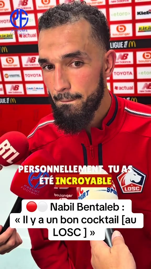 ⚪️ Nabil Bentaleb se projette sur la saison du LOSC et notamment sur...