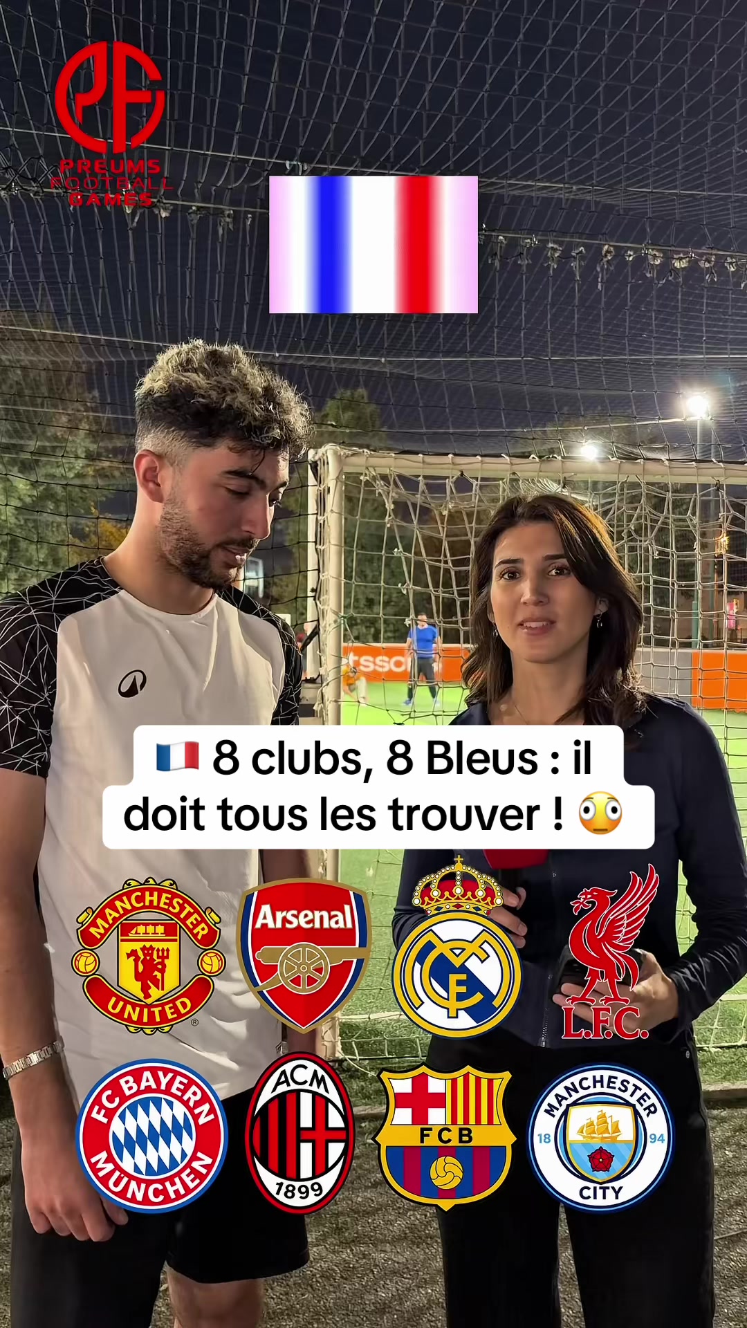 Quiz Bleus: 8 Clubs, 8 Players of the French Team — Supporter Challenge by Dounia Mesli