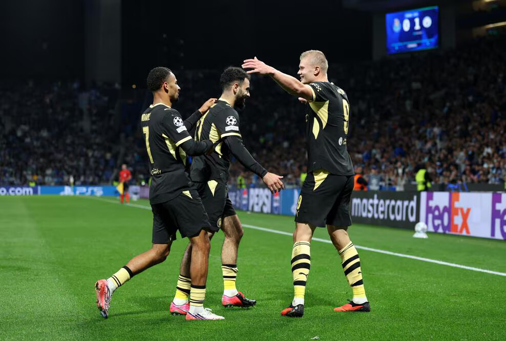 Erling Haaland permet à Manchester City de s'imposer face au FC Porto lors de la première journée de la Ligue des champions UEFA