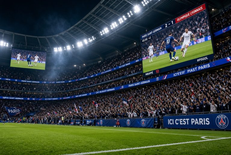 Le grand frisson des tribunes et des écrans géants