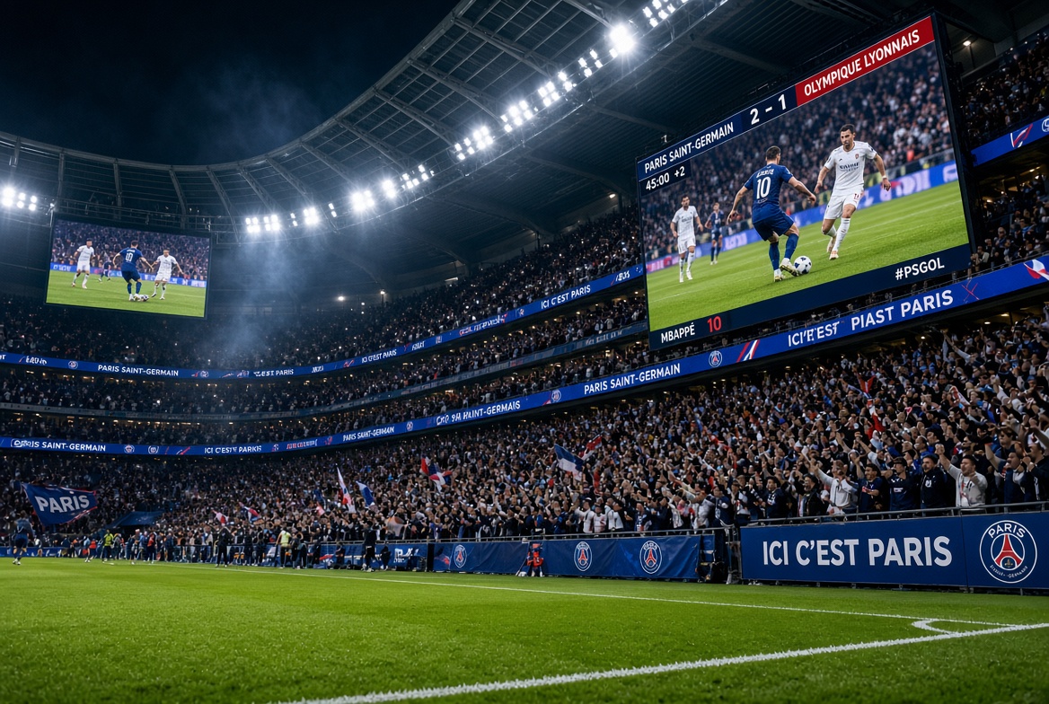 Le grand frisson des tribunes et des écrans géants