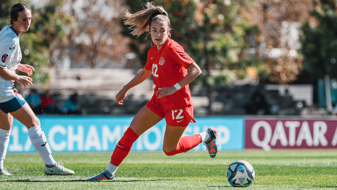 Le Canada mène devant la France à la mi-temps du huitième de finale de la Coupe du monde féminine U20