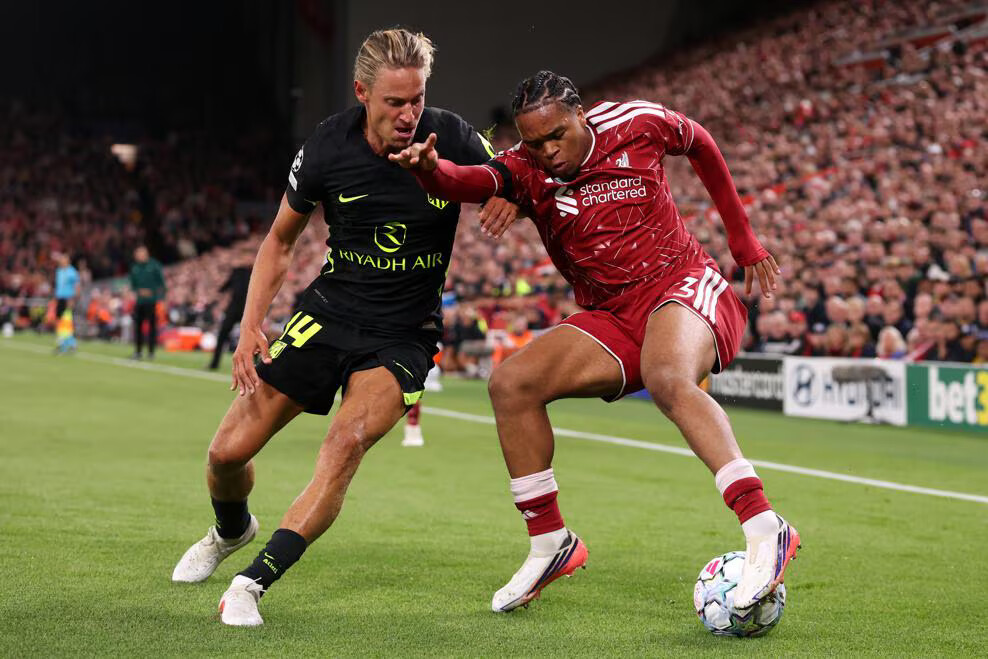 Liverpool et l'Athlético Madrid dos à dos à la mi-temps de la première journée de la Ligue des champions UEFA