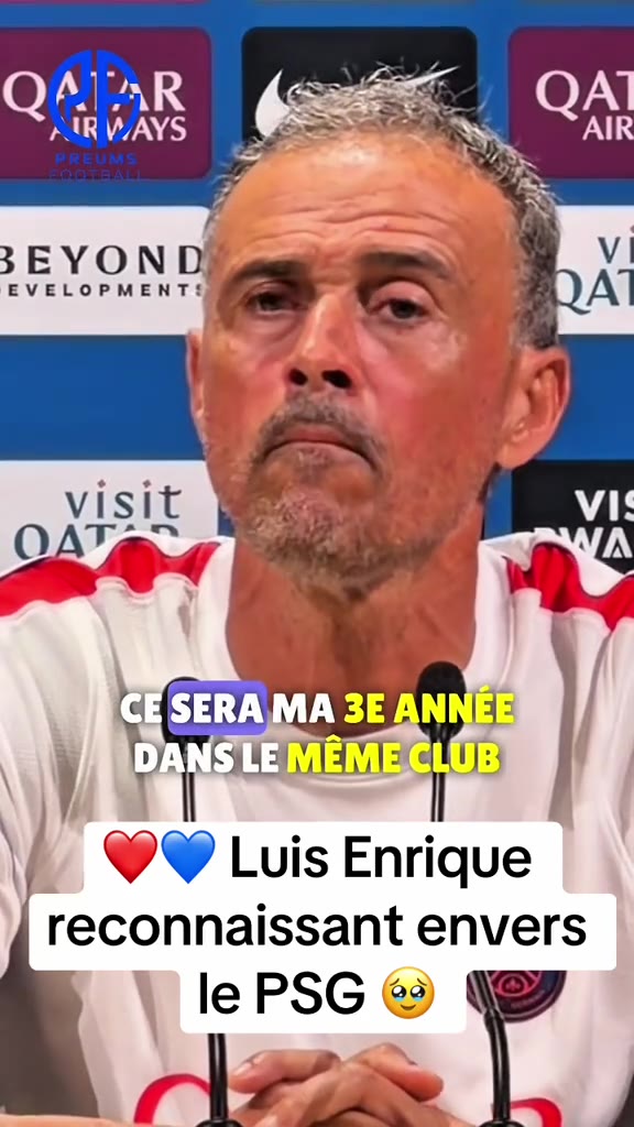 ️ Luis Enrique se confie sur sa longévité au PSG ❤️ « Ce sera ma 3e...