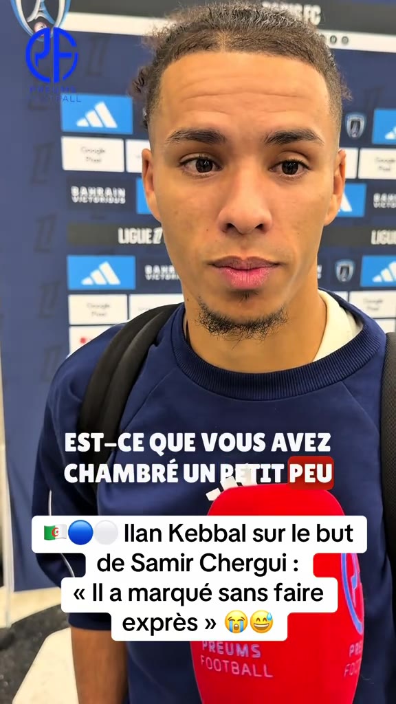 ️ Ilan Kebbal encense Samir Chergui  après son but face à Nice (3-...