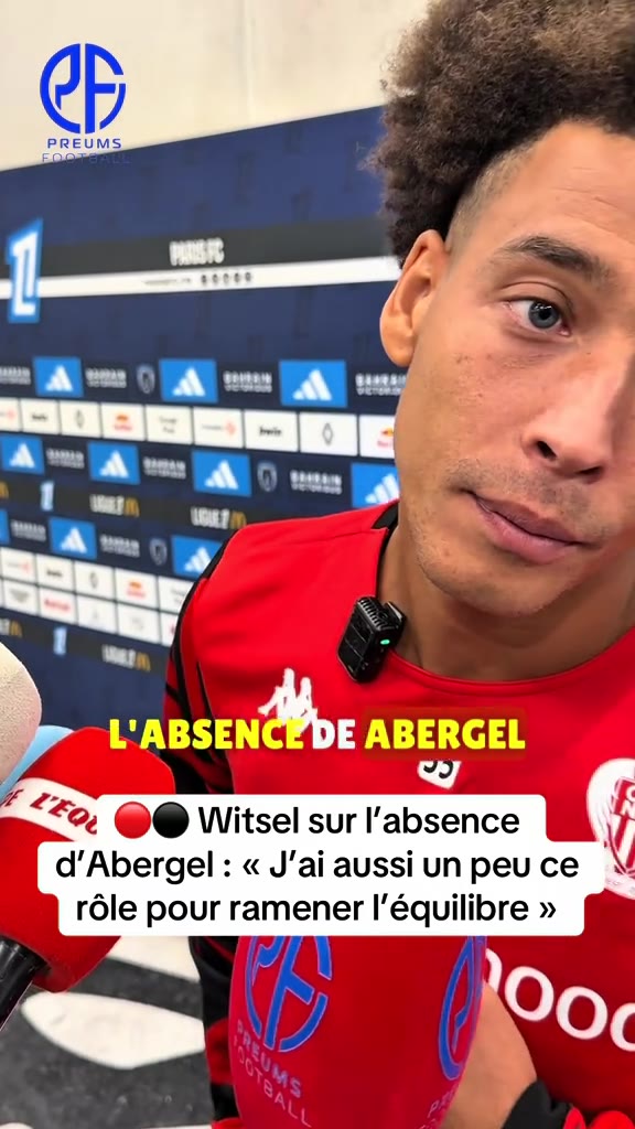 ️⚫️ Axel Witsel revient sur son rôle au milieu après l’absence de L...