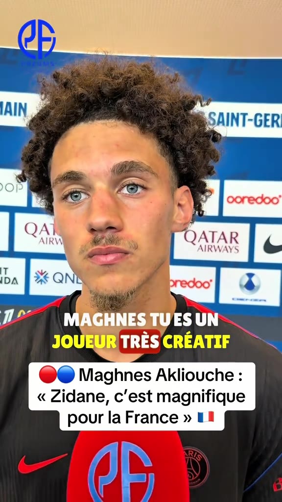 ️ Maghnes Akliouche veut s'imposer au PSG avant de penser aux Bleus