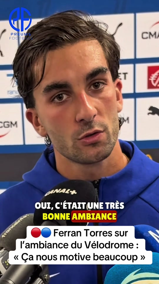 On aime jouer dans ce genre d'ambiance — Ferran Torres