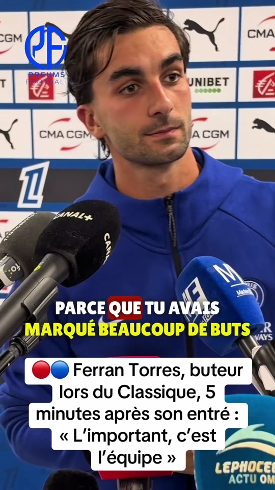 L'important, c'est que quand tu entres sur le terrain, tu montres