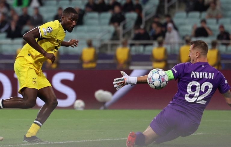 Ligue des champions UEFA : Sabah Baku fait douter le Borussia Dortmund à la pause