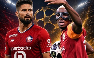 Ligue des champions UEFA : Oshimen titulaire, les compos officielles du match Lille – Galatasaray