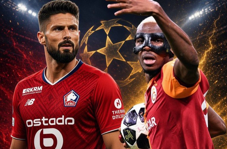 Ligue des champions UEFA : Oshimen titulaire, les compos officielles du match Lille – Galatasaray