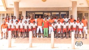 UFOA-B U17 : Oumarou Sawadogo encourage les Étalons avant leur entrée en lice