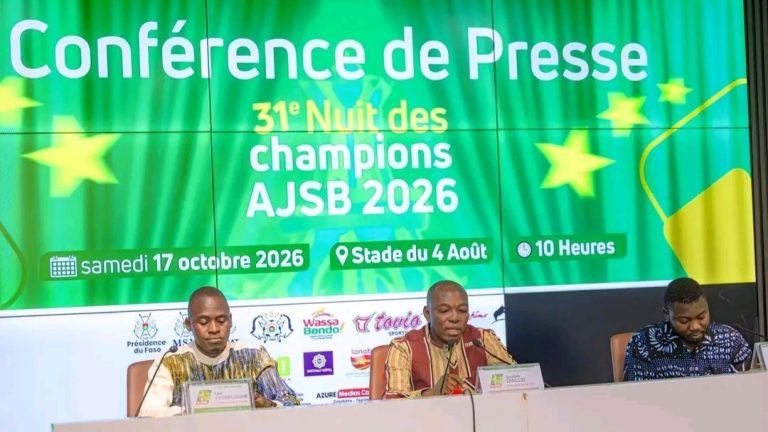 Burkina Faso : l’AJSB donne rendez-vous le 23 octobre pour sa 31e Nuit des Champions