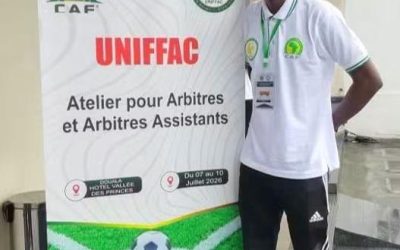 Uniffac : un arbitrage tchadien au sifflet du match Gabon-Congo