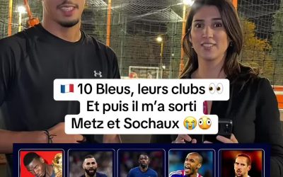 Quiz Bleus : 10 joueurs, 2 ou 3 clubs chacun — Défi supporter par Dounia Mesli