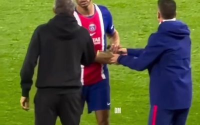 City-PSG : L&rsquo;image forte d&rsquo;Hakimi avec Nuno Mendes — Vidéo Dounia Mesli