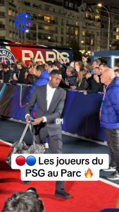 Dounia Mesli — Les joueurs du PSG au Parc