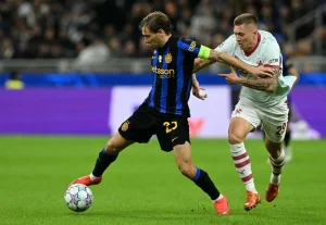L'Inter Milan et le Shakhtar Donetsk se neutralisent à la mi-temps en ligue des champions UEFA