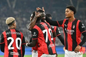 Alphadjo Cissé ouvre le score pour le Milan AC face à Salzburg en Ligue Europa