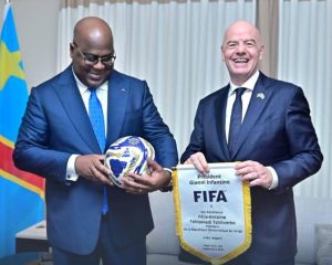 Félix Tshisekedi apporte son soutien à Gianni Infantino pour les prochaines élections à la FIFA
