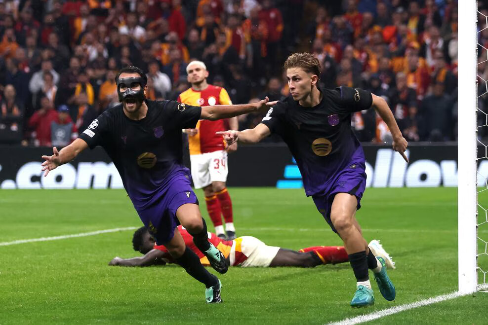 Le FC Barcelone prend l'avantage devant Galatasaray, 5 minutes après le début de la 2è mi-temps de la 2è journée de la Ligue des champions UEFA