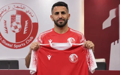 Mercato : Riyad Mahrez s’engage avec Al Shamal sans indemnité de transfert
