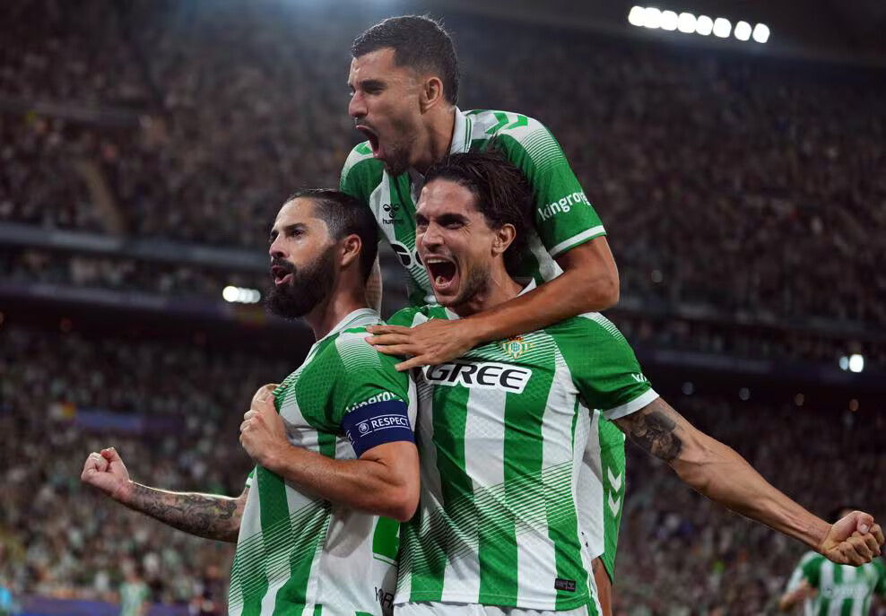 Le Real Betis bat le FC Porto au terme de la 2è journée de la Ligue des champions UEFA