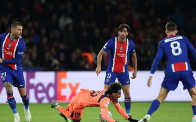 Ligue des champions UEFA : le PSG vire en tête à la pause face au Barça grâce à Désiré Doué