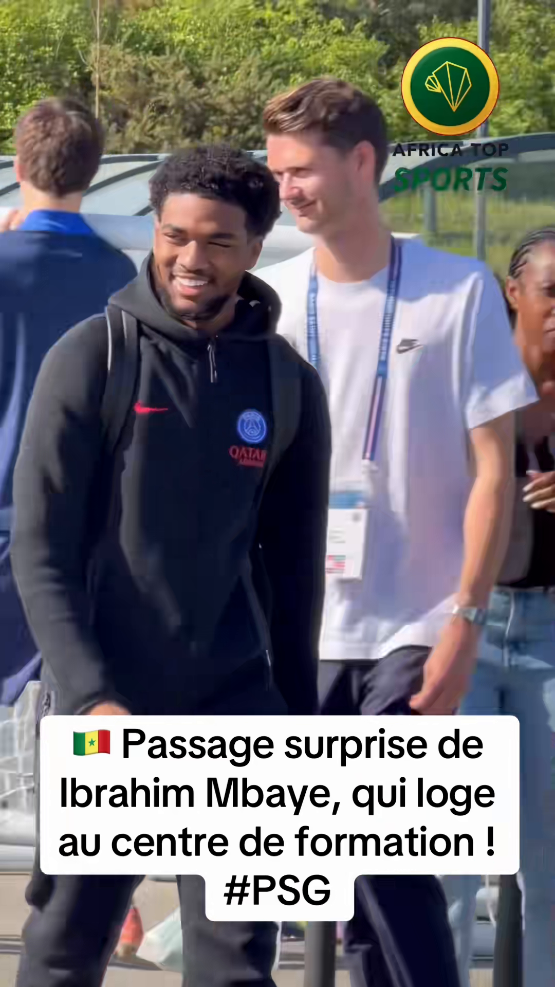 🇸🇳 Passage surprise de Ibrahim Mbaye, qui loge au centre de formation...