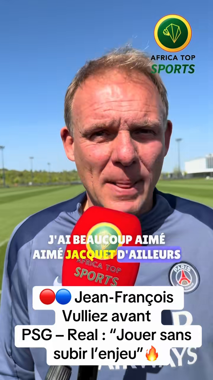 🎙️ Le coach des Espoirs du PSG, Jean-François Vulliez 🔴🔵 avant le cho...