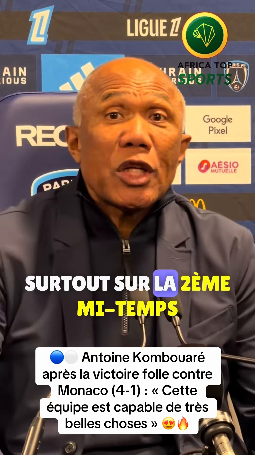 🎙️🇫🇷 La réaction de Antoine Kombouaré après la victoire folle du Pari...