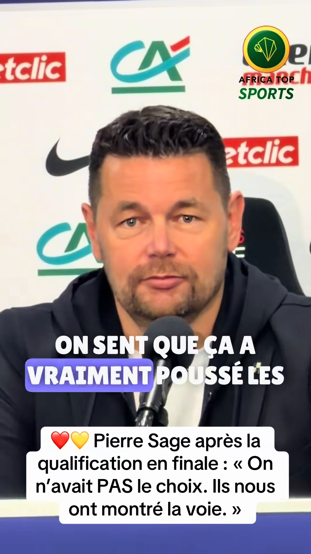 🔴🟡 Pierre Sage, coach et véritable meneur d’hommes. Après une 8e plac...