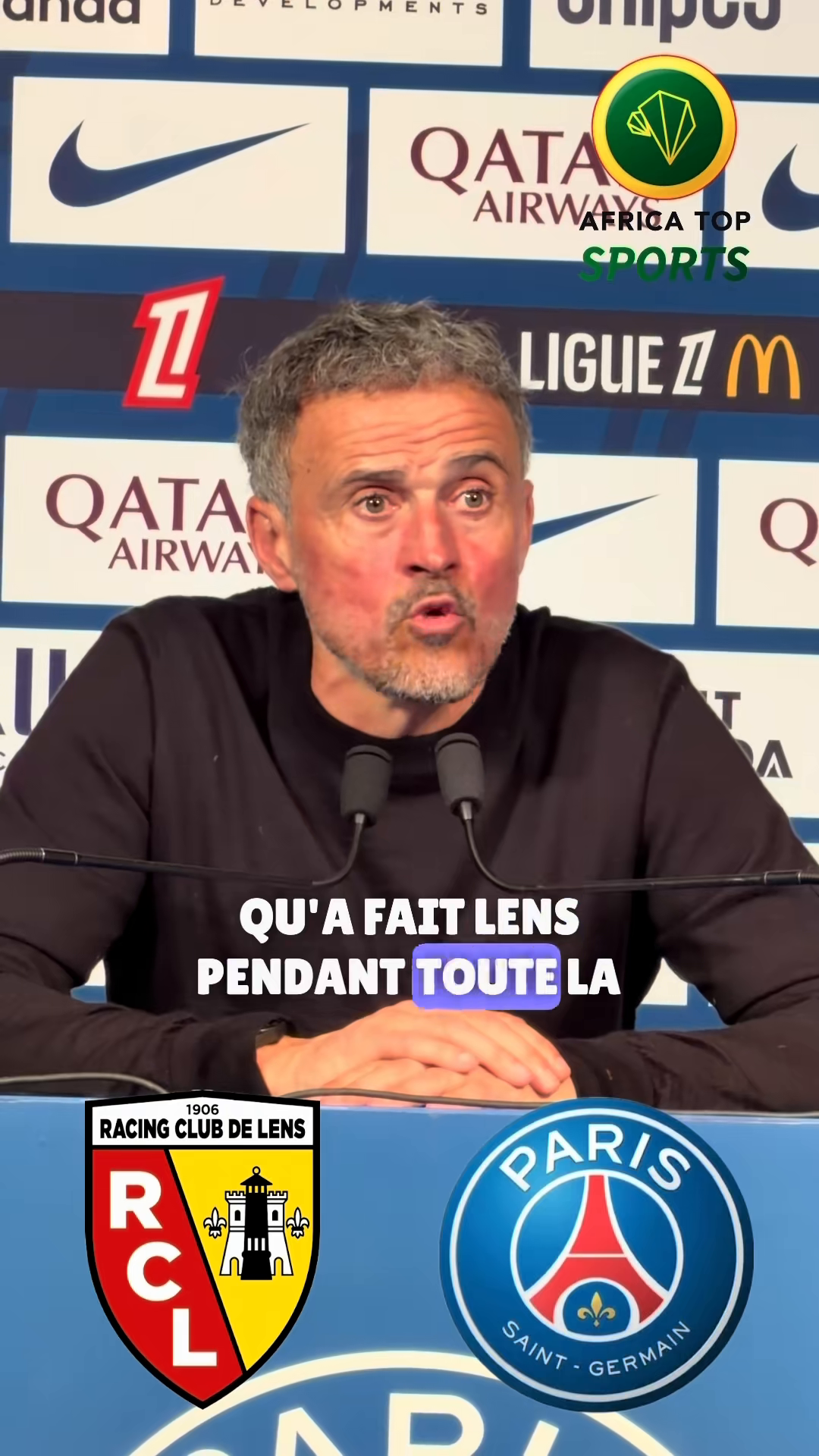🗣️ Luis Enrique avant le choc fou face au RC Lens, de ce mercredi 13 ...