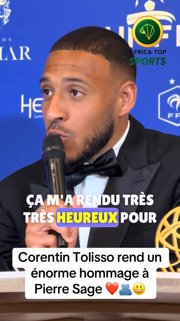 🗣️ Corentin Tolisso sur Pierre Sage après son trophée de meilleur ent...