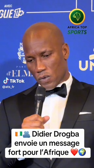 🗣️ Le discours fort de Didier Drogba - prix du joueur citoyen UNFP - ...