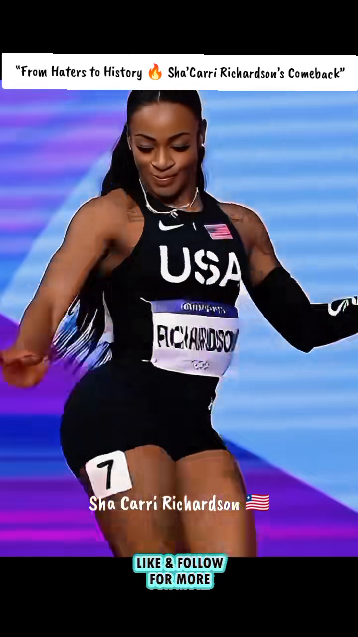 Sha'Carri Richardson — The Comeback Queen 🏆 (World Champion)